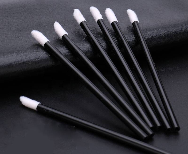 2021 wholesale Disposable Lip Brush For Permanent Makeup And Lip Gloss nylon synthetics fiber lip brush